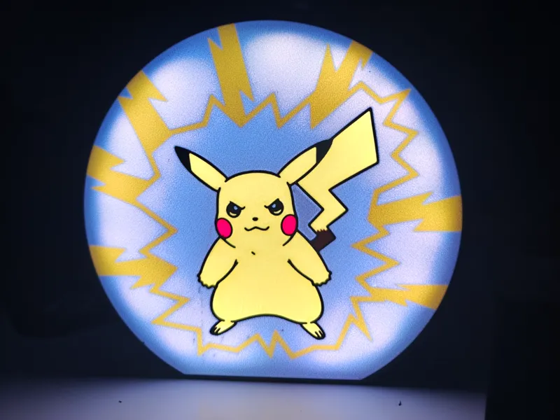 Pikachu Thunder Lightbox