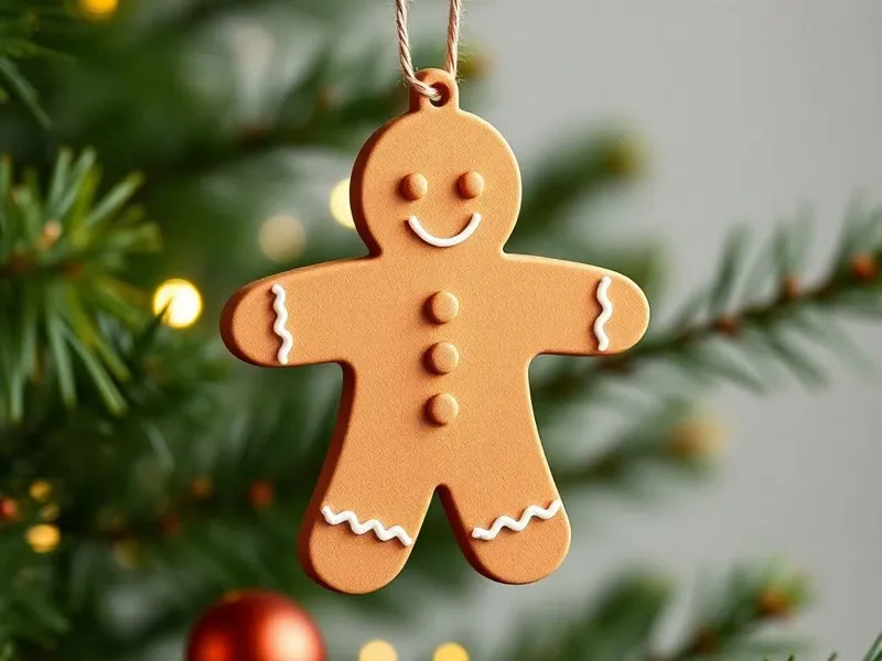 cute gingerbread man ornament