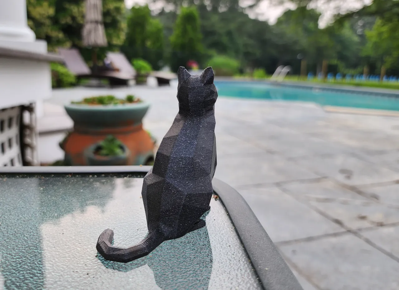 Low Poly Cat (No supports) view 3