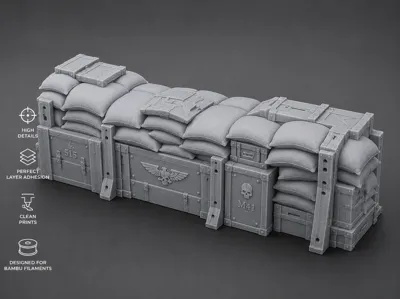 Tabletop Sci-Fi Defensive Barrier