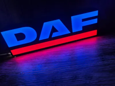 DAF truck light box LED