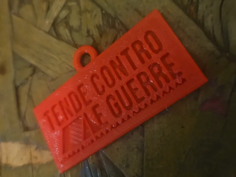 Portachiavi Tende contro le guerre