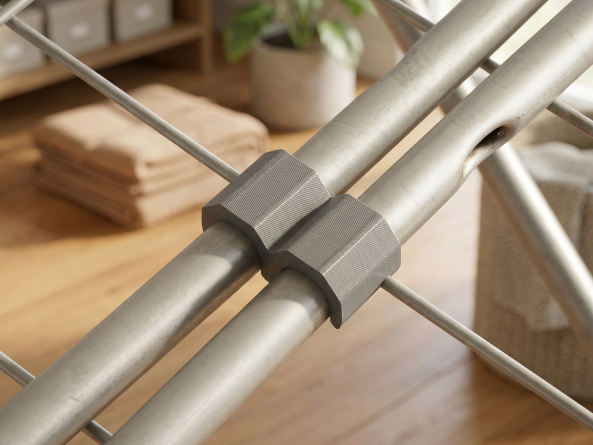 Drying Rack Lock Clip for Folded Storage