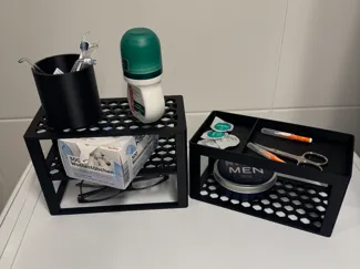 Shelf System for Kitchen Cabinets or Bath