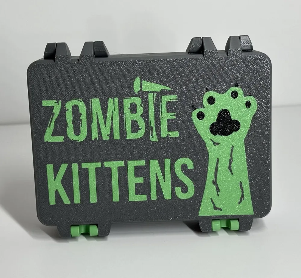 Zombie Kittens - Dual Card Box - SnapLock Ed. Remixed by iamnotwhoiam ...