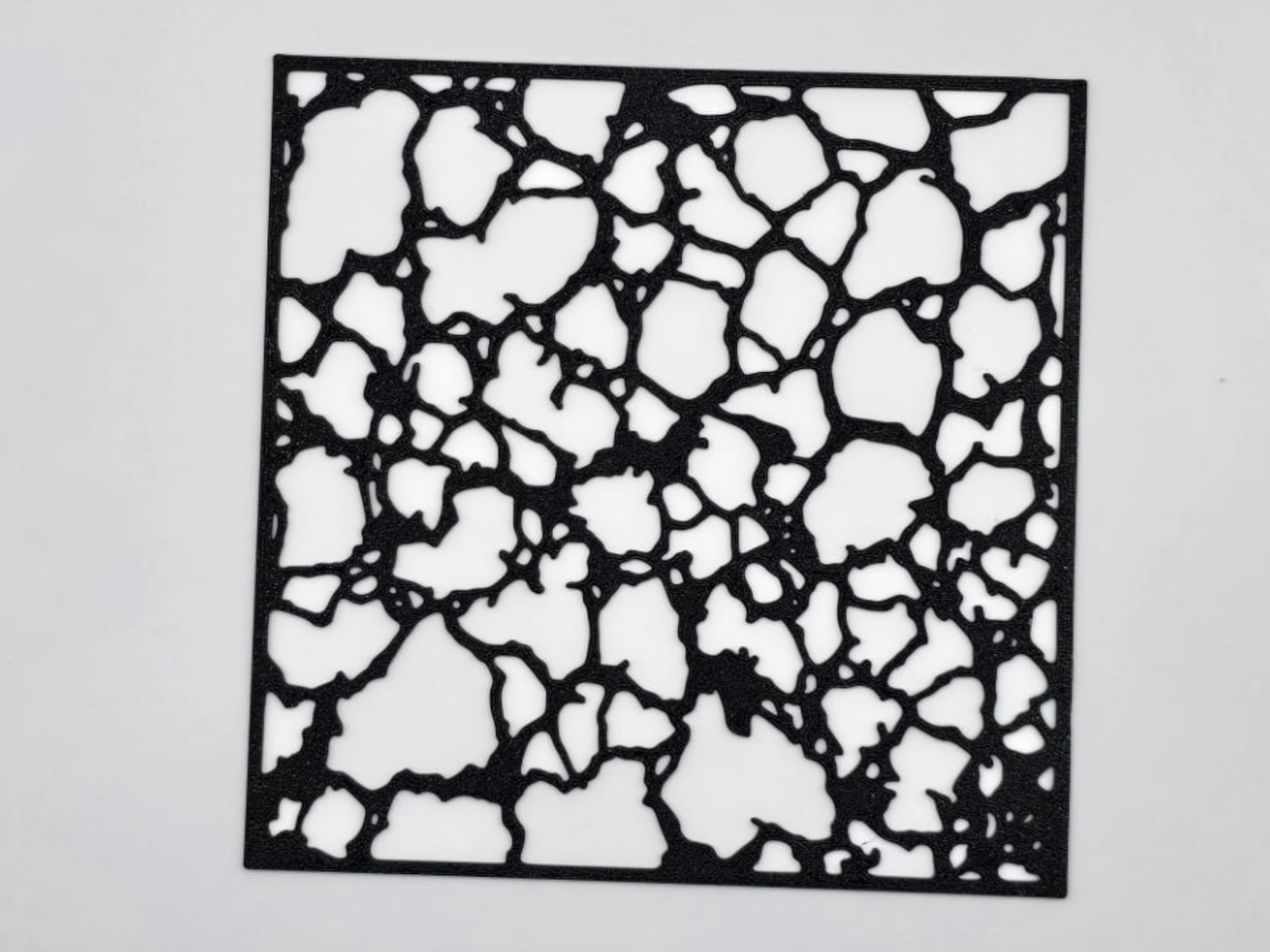 Organic Pebble Mosaic Stone Texture Stencil