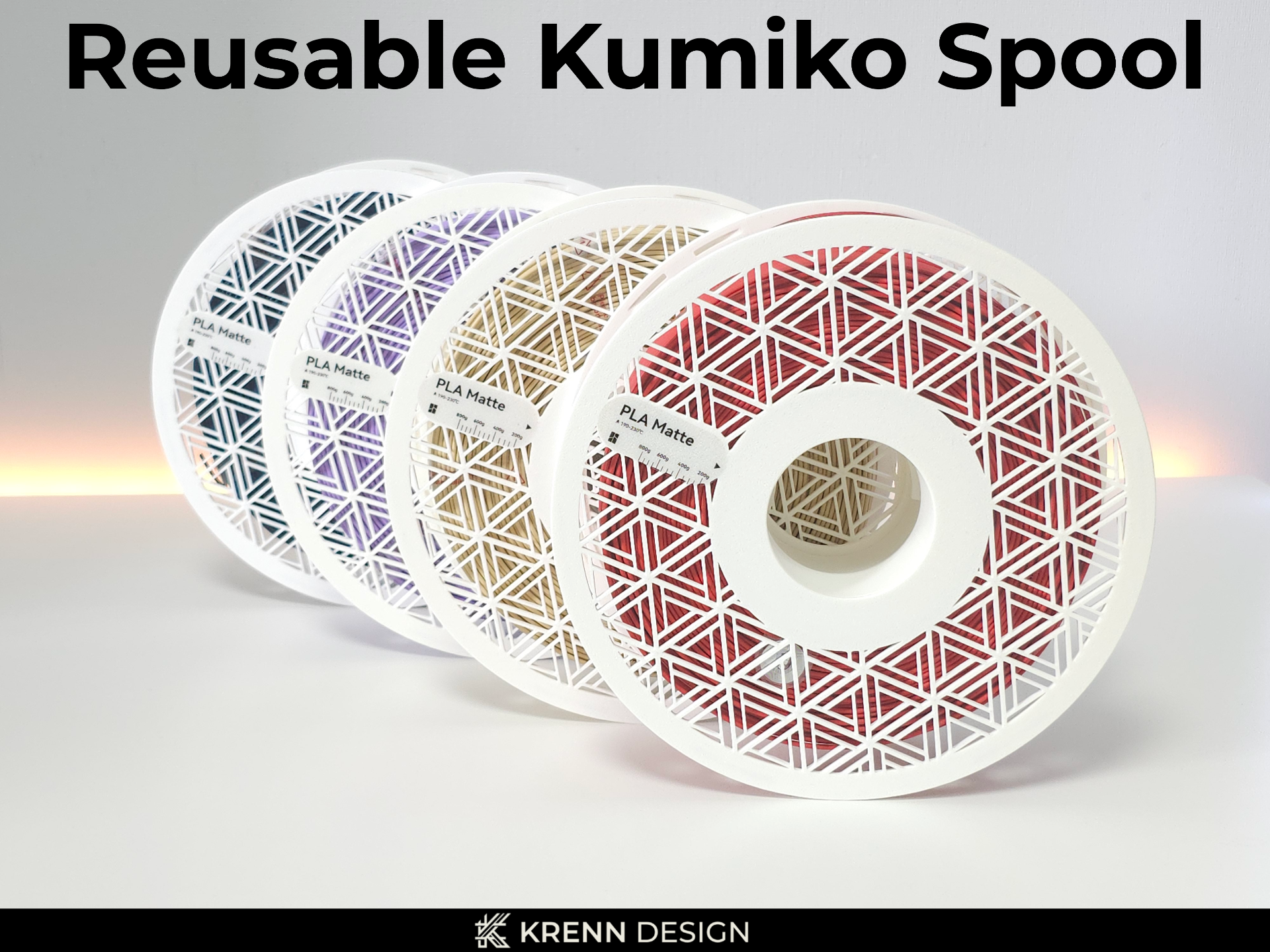 Reusable Kumiko Spool