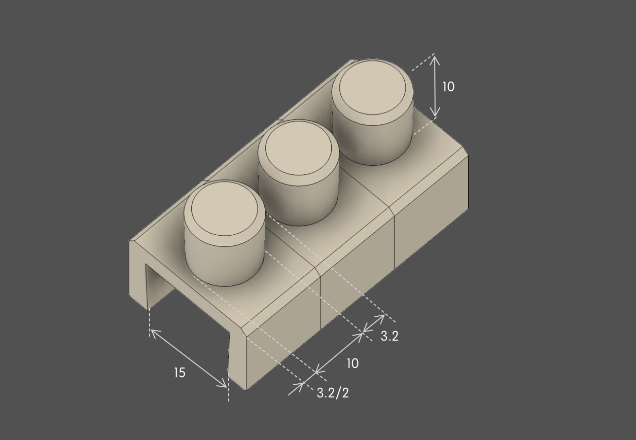 Miniatura 2 do modelo 3D 书桌数据线夹 - 快速打印，可自定义尺寸