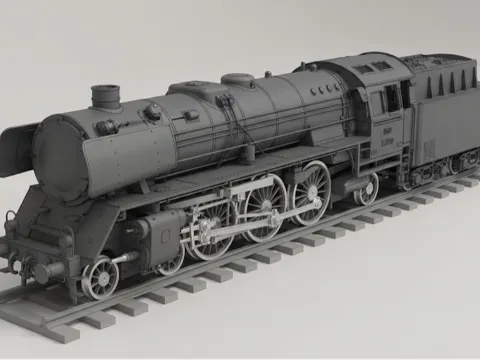 Estante o repisa: German DRG Class 01 Steam Locomotive Model — referencia de MakerWorld