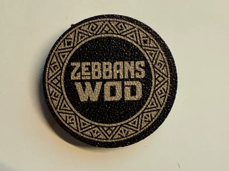 Poker chips for 25 mm washer