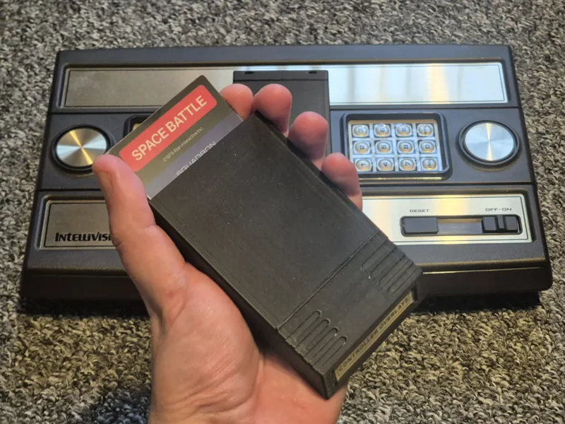 Intellivision Sprint cartridge overlays protector