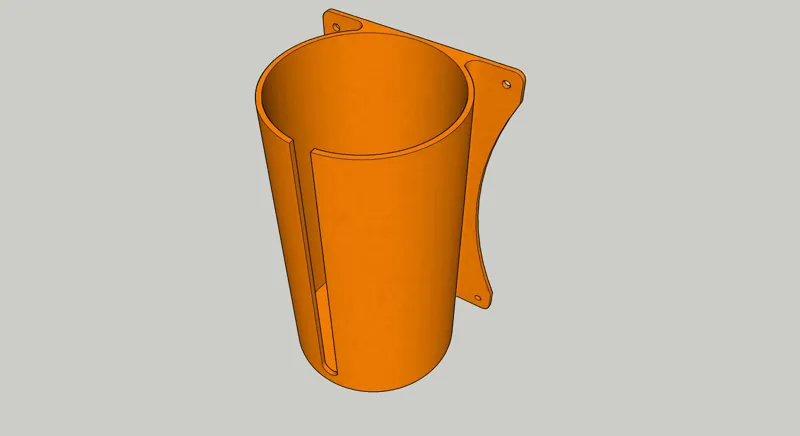 Müllbeutelrollenhalter (60l Beutel)