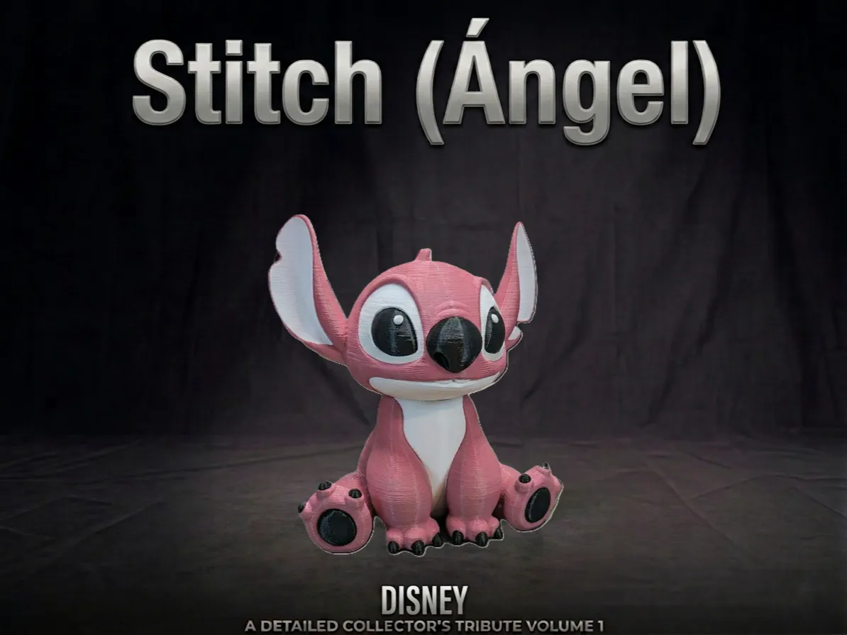 Stitch (Ángel) - Free 3D Print Model - MakerWorld