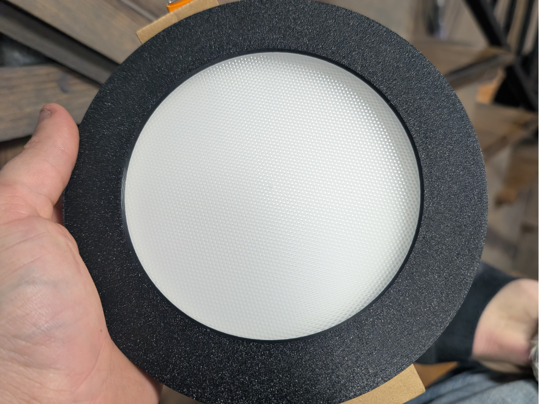 Custom trim for 6" Halo Recessed Light