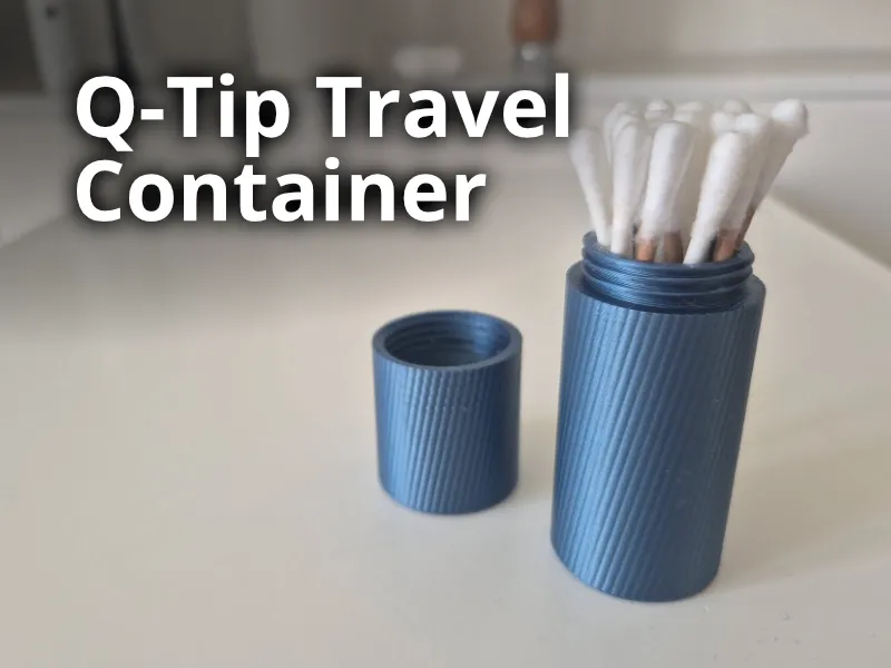 Q-Tip Travel Container