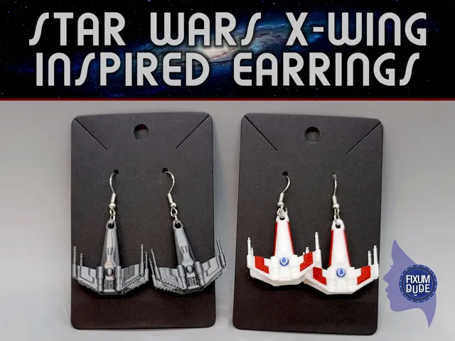 Star Wars X-wing Inspired Earrings