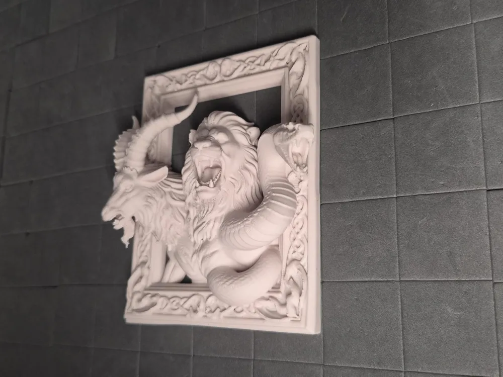 Out of the Frame – Chimera Rampage - Free 3D Print Model - MakerWorld