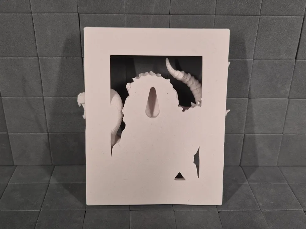 Out of the Frame – Chimera Rampage - Free 3D Print Model - MakerWorld