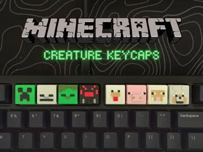 Minecraft Novelty Mob/Creature Keycaps