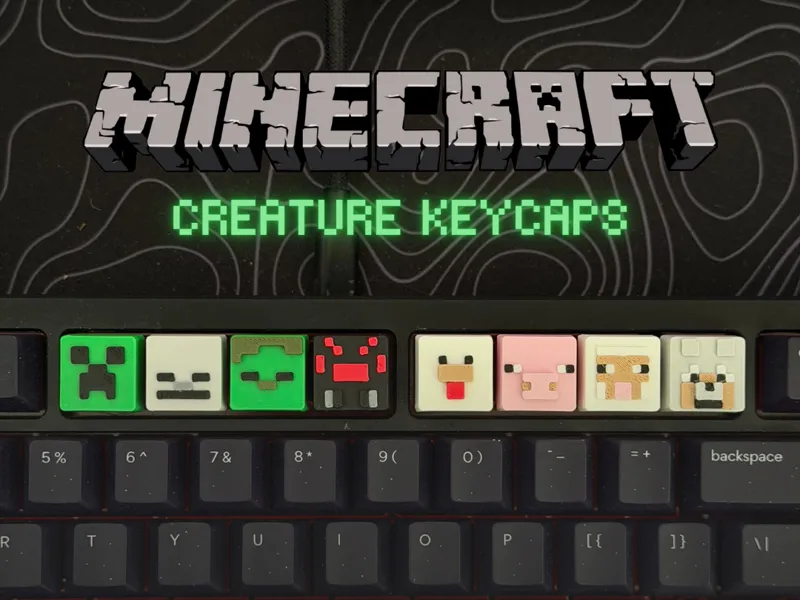 Minecraft Novelty Mob/Creature Keycaps