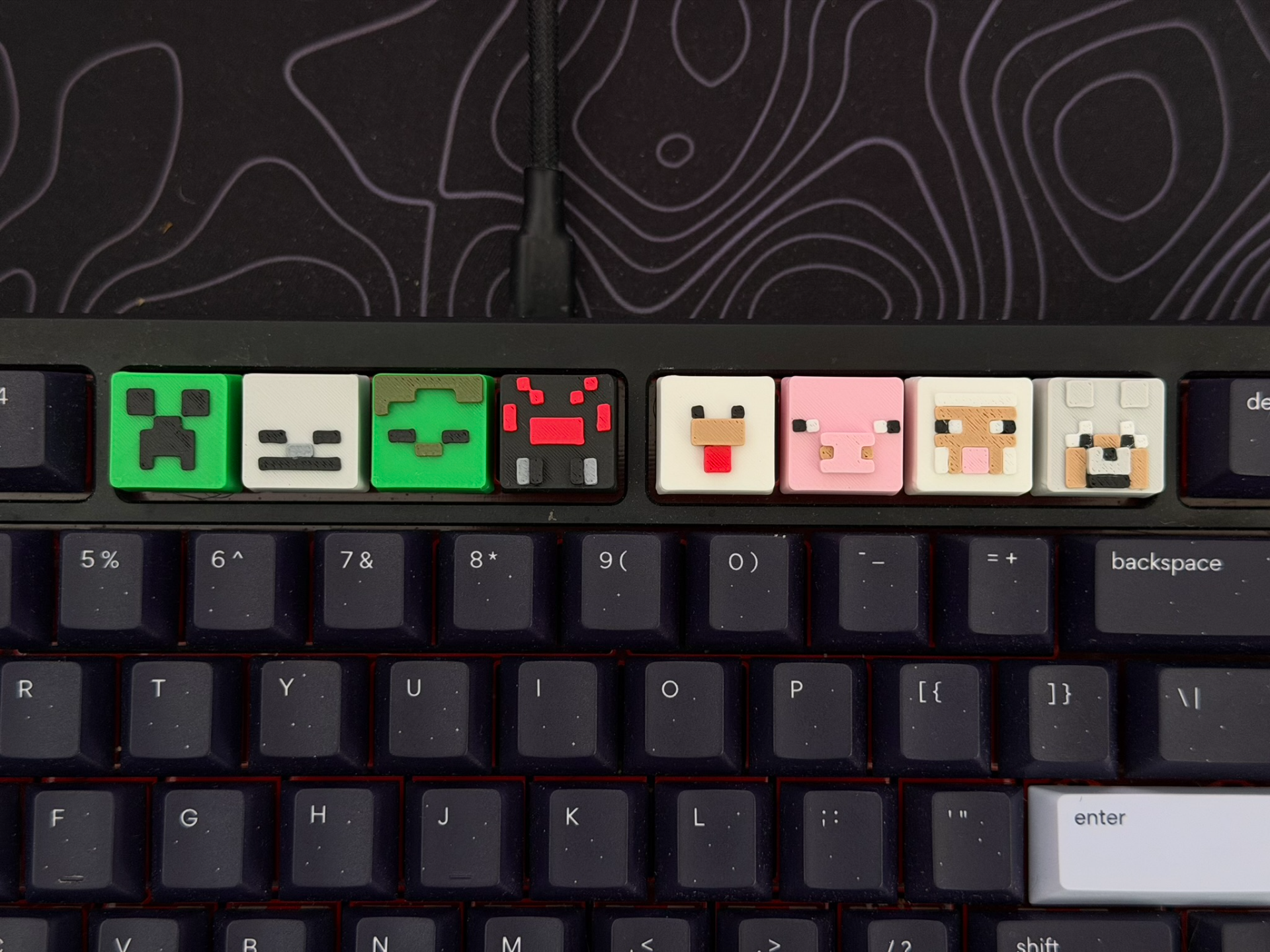Minecraft Novelty Keycaps