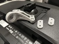 Spacers for concave vesa mounting