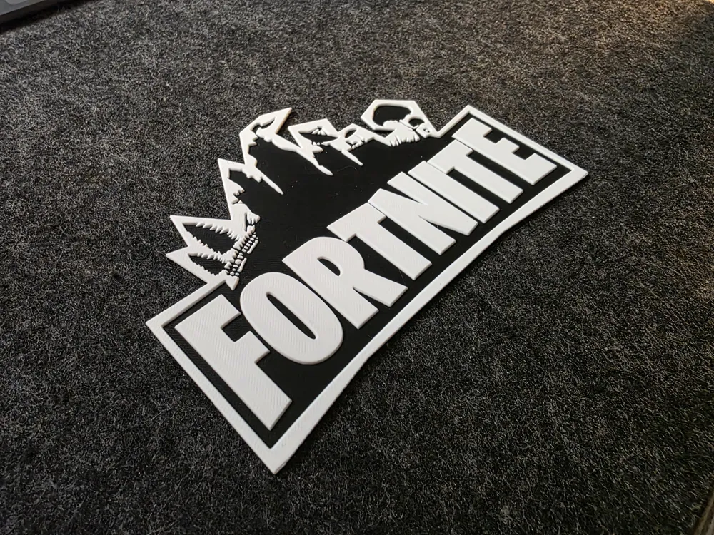 Fortnite Sign - Free 3D Print Model - MakerWorld