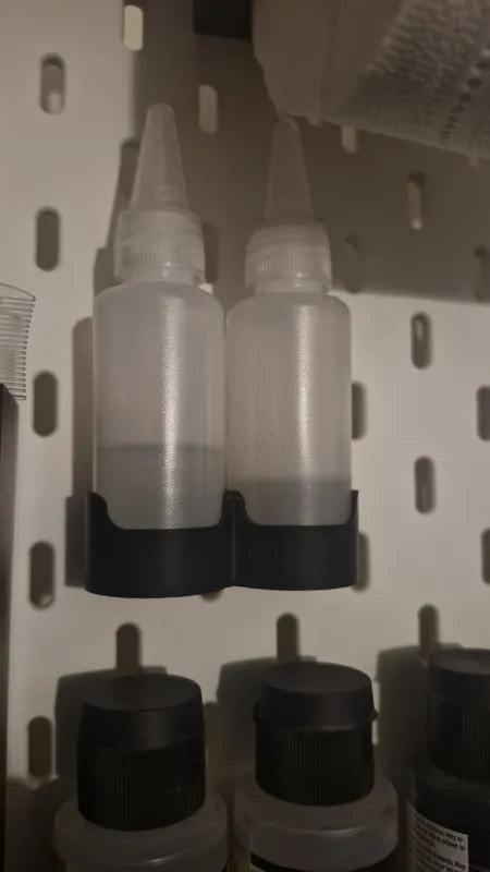 IKEA Skadis 30ml bootle holder