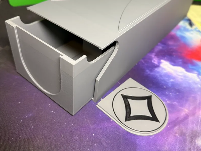 Card Storage Bin Short – Slide-Out Face Plate