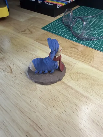 Modelo para impresión 3D: Ello' Worm Labyrinth — vista de referencia 4