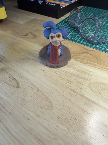 Modelo para impresión 3D: Ello' Worm Labyrinth — vista de referencia 3