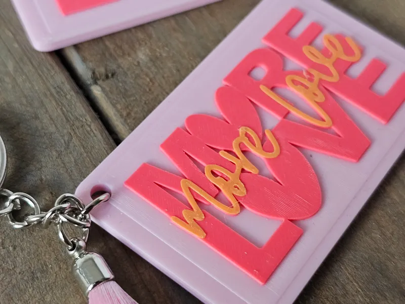 MORE LOVE keychain - Schlüsselanhänger