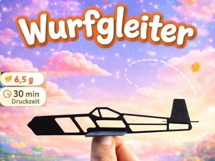 Wurfgleiter / SUPER-Glider-TS / 3-teilig