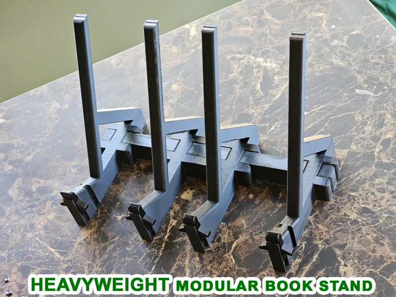 Heavyweight modular book holder