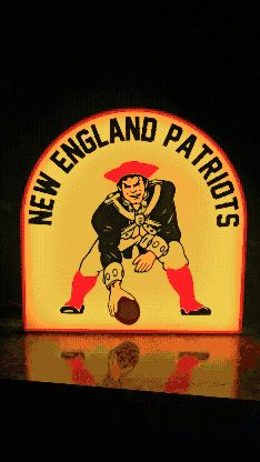 Retro New England Patriots Lightbox