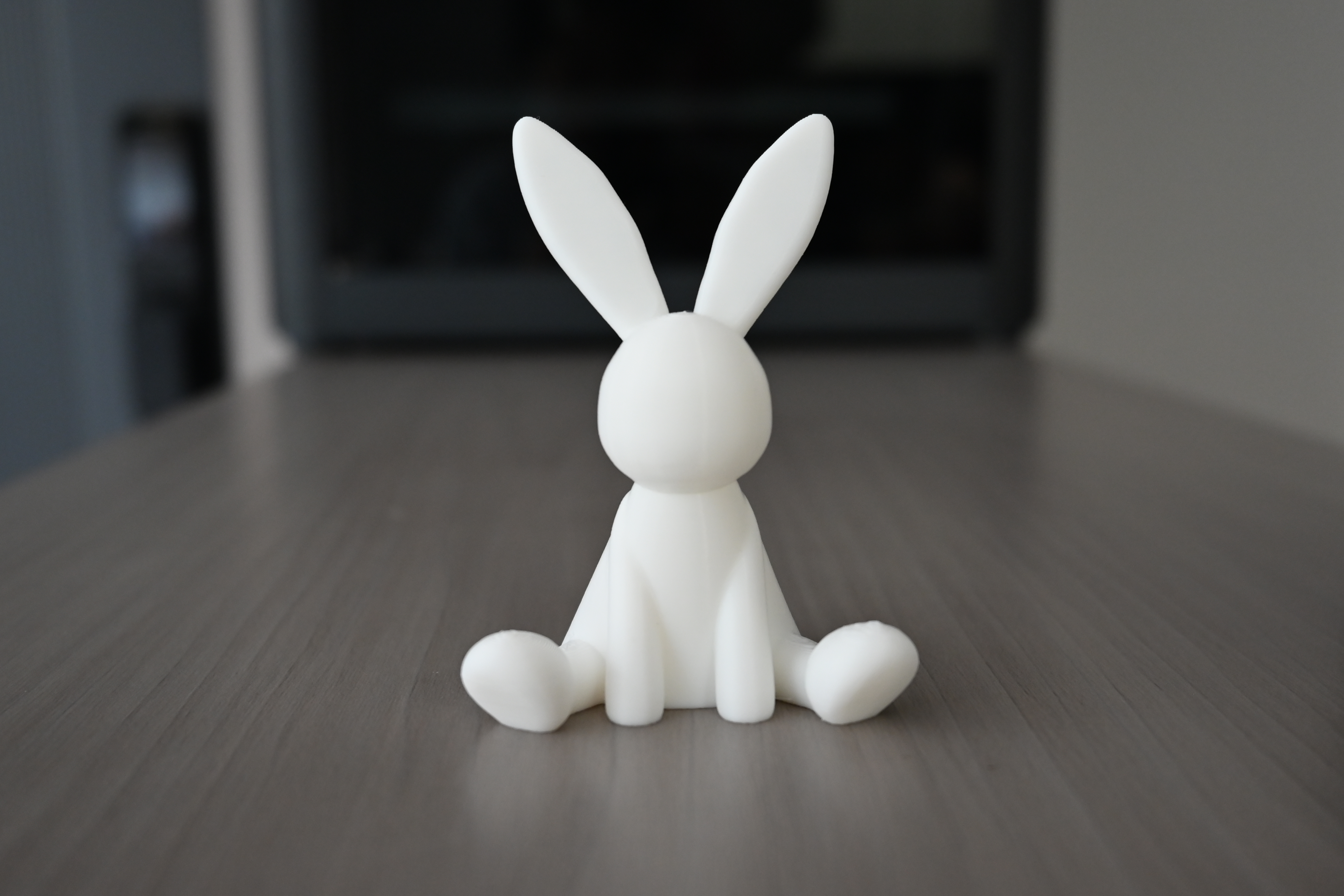 Miniatura 2 do modelo 3D 针织 复活节长耳朵兔