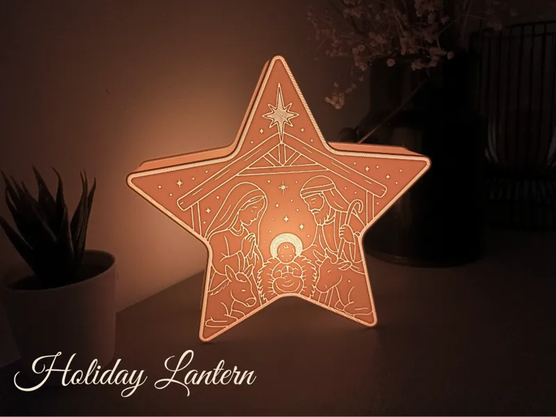 Holiday Lantern – Holy Nativity