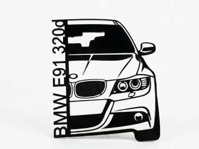 BMW e91 wall decoration