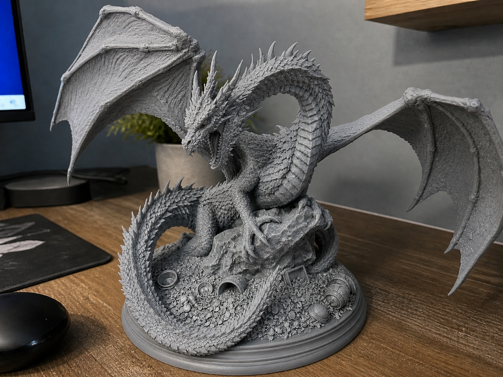 Smaug zła bestia - figurka smoka hobbit