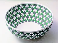 [AMS] Multi-Coloured Woven Fruit Bowl