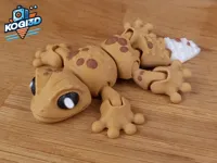 V2 – Multicolor gecko with 3D printable eyes