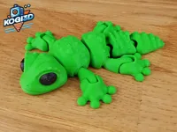 V4 – Single-color gecko with separately printable eyes