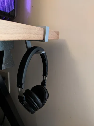 Headphone Hanger for IKEA GERTON desk