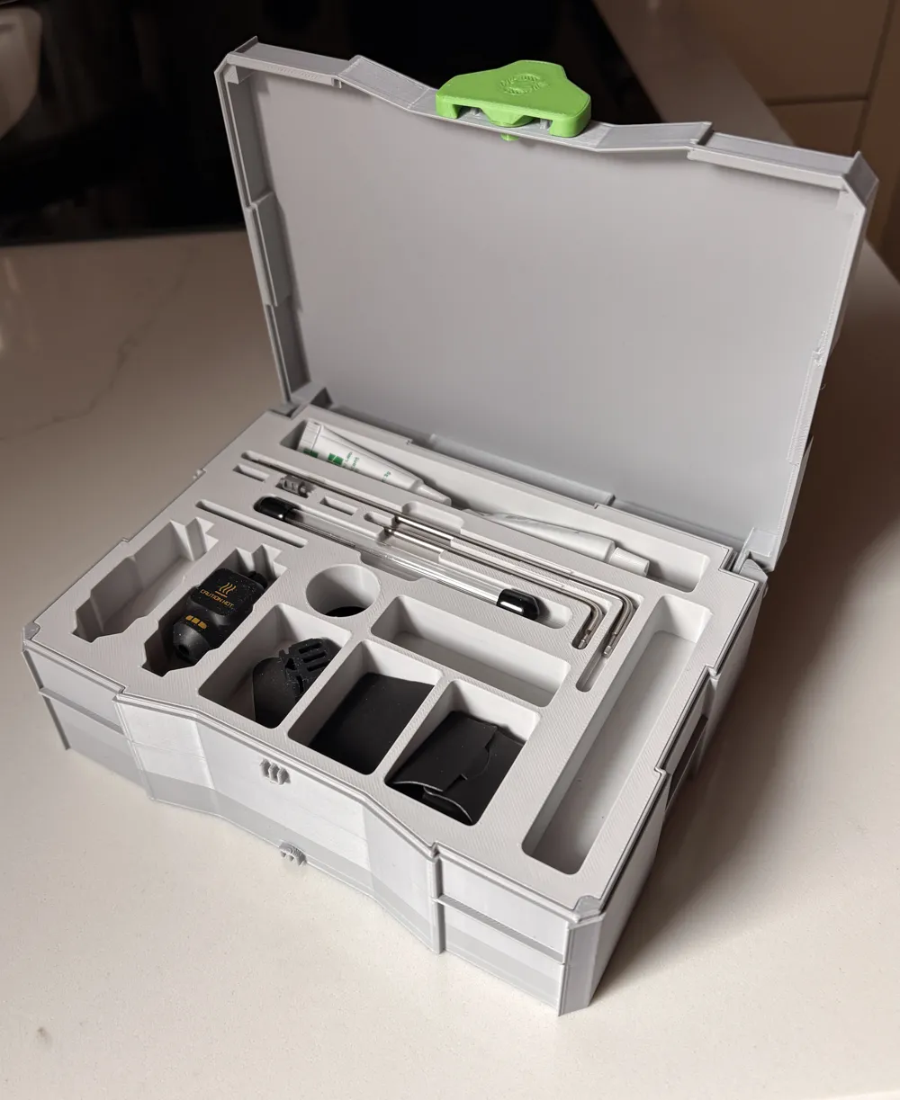 Printmaking Studio Tool Rack P2S /H2D/H2S/A2L/X2D/ Systainer tool box - Free 3D Print Model - MakerWorld