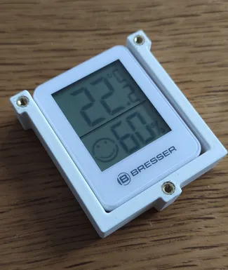 Hygrometer Mount for Drybox (Bresser)/ IKEA