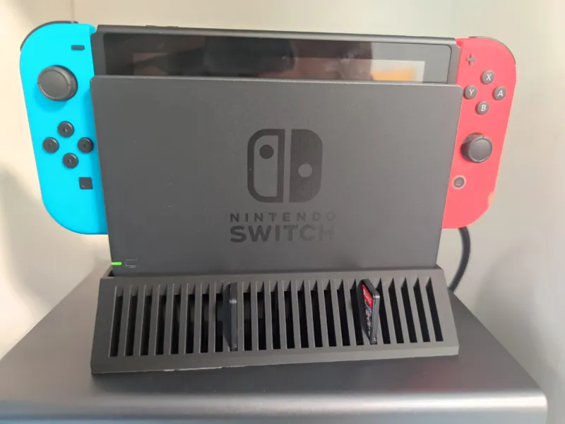 switch1增高散热底座 可放24张游戏卡