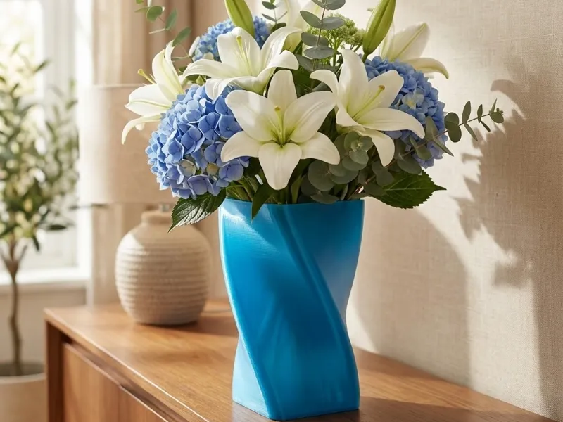 Twisted Square Vase