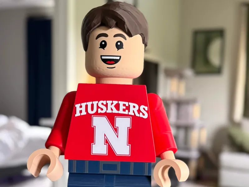 Nebraska Huskers Big Brick 500%