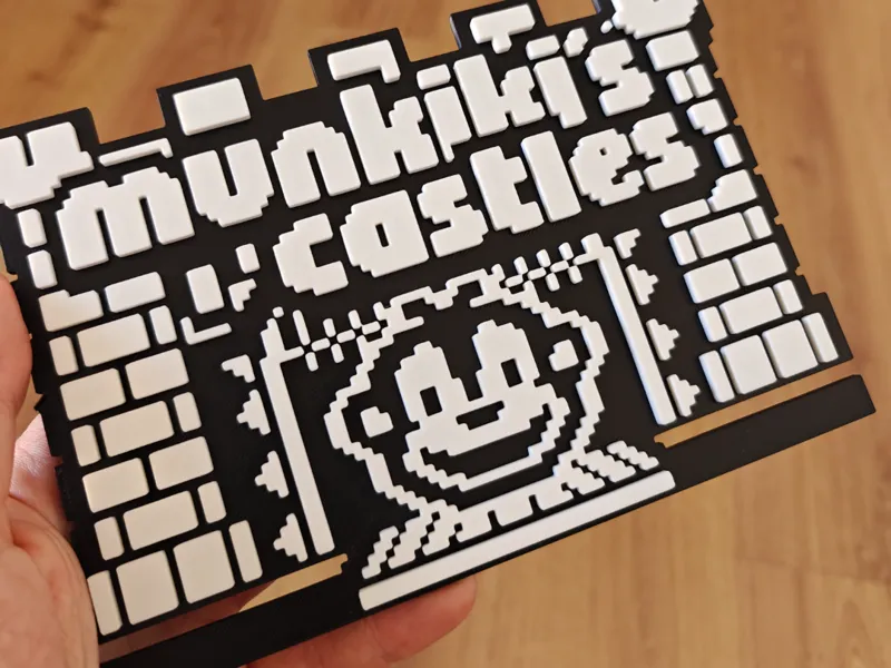 Munkiki's Castles Title Screen Wall Decoration