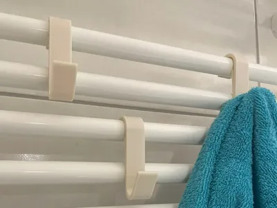 Hanger for bathroom heating